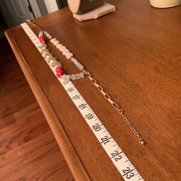 The Limited Gold Tone Necklace with Beads & Gems - Picture 8 of 9